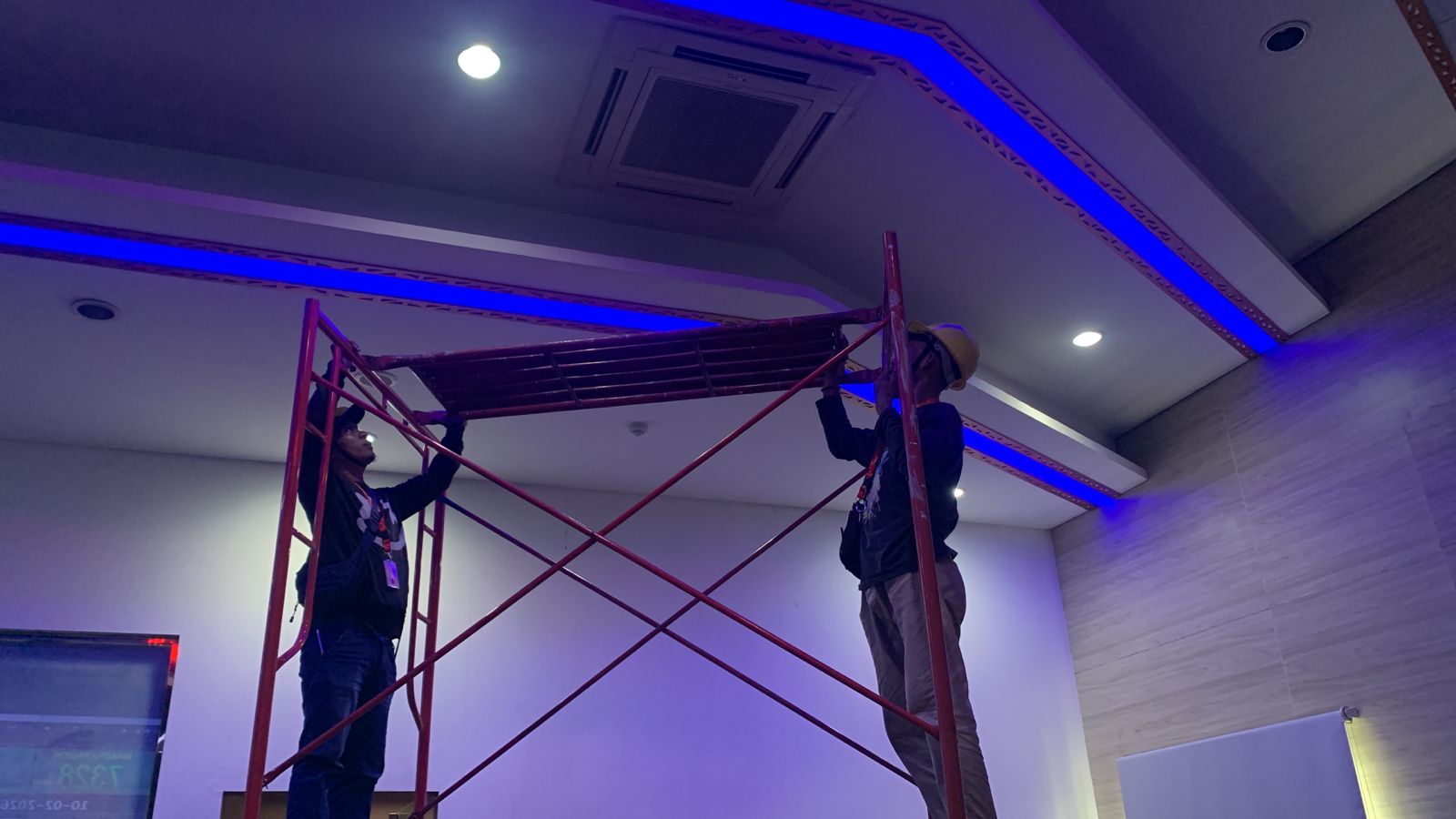 AC cassette setelah dibersihkan