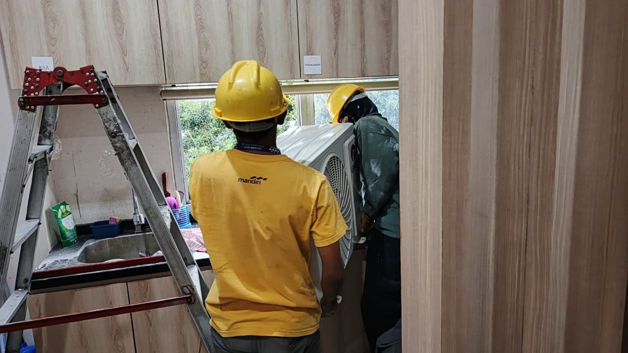Pasang dan Bongkar AC Rajeg